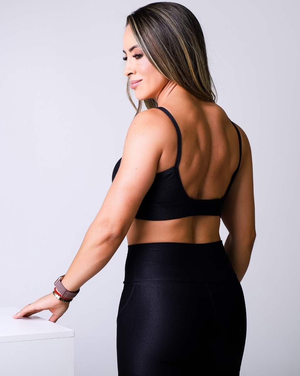 Top Canelado Costas Abertas ActiveStyle