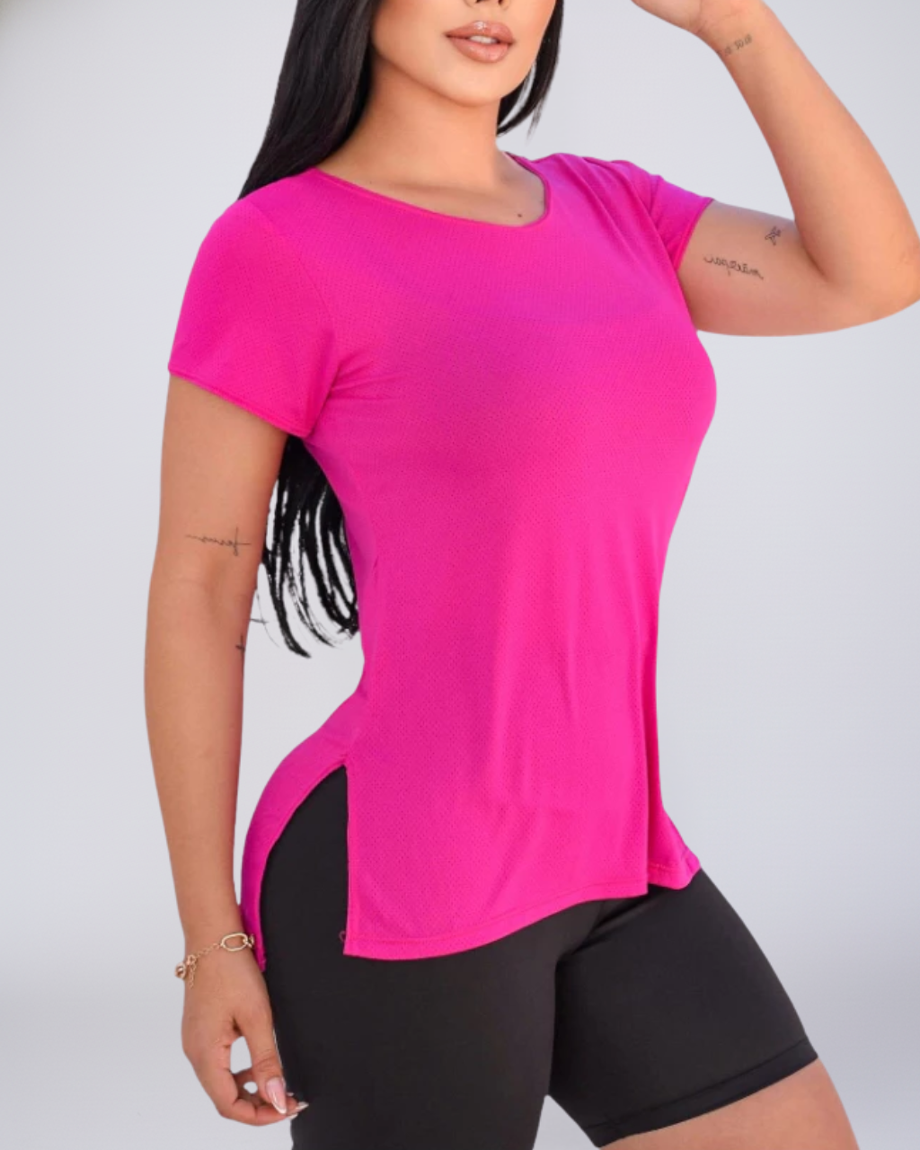 Blusa Dry Fit Long Line Tampa Bumbum